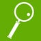 Loupe icon green