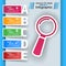 Loupe, search ibusiness nfographic