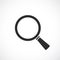 Loupe search vector icon