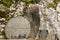 Lourdes, France, June 24, 2019: Jesus` Way of the Cross, fifteenth station