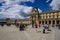 Louvre facade in Paris