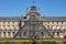 Louvre museum as seen from Jardin des Tuileries in Paris