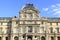 Louvre Museum Paris France front courtyard entrance view