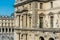 The  Louvre Museum at the right bank of Seine Rive, the world`s largest art museum and a historic monument in Paris, France. A