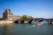 Louvre museum and Royal bridge, Paris, France