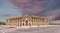 The Louvre Palace (panoramic view). Paris, France