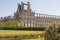 Louvre Paris from Jardin des Tuileries - France