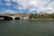 The Louvre, waterway, bridge, river, sky