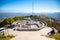 Lovchen, Montenegro - October 4, 2021: Petar II Petrovic Njegos mausoleum on the top of mount Lovchen in Montenegro