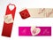 Love banners for Valentine day