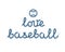 Love Baseball Decoration