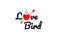 love bird word text typography design logo icon