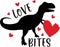 Love bites, xoxo yall, valentines day, heart, love, be mine, holiday, vector illustration file