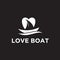 love boat logo design vector illustration