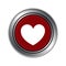 Love button, happy valentine day