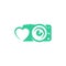 Love Camera logo design vector template, Camera Photography logo concepts