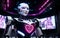 Love in the Circuitry A Futuristic Valentine\\\'s Day with AI Robot, Roses, and Hearts