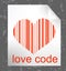 Love code illustration