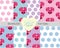 Love collection - Set of 8 seamless pattern set1