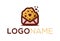 Love Cookies Biscuit Cake Mail Logo Design