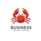 Love Crab vector illustration logo style