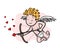 Love Cupid With Arrow Cartoon