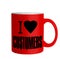 Love customers - business sales mug, message iolated over white