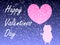 Love day background. Ð¡ute little piggy. Pink Heart. Valentines day background. EPS 10.