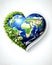 Love earth natural world environment caring for the planet