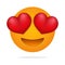 Love  emoji . Heart eyes face .