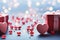 Love filled ambiance Valentines Day background radiating romantic warmth