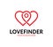 Love Finder Logo Template