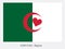 Love flag Algeria