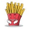 In love french fries cartoon character