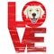 Love Golden Retriever