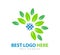 Love Green Creative globe logo concept, new logo Nature Heart logo, elements and symbol