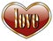 Love Heart Button