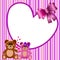 Love Heart Frame Teddy Bears