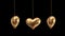 love or heart gold icon Animation. Heart Beat Concept for valentine\\\'s day Love and feelings