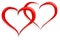 Love heart happy valentines day