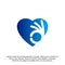 Love heart icon, Best love logo concepts, Okay vector logo. - Vector