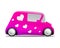 Love and heart mini cartoon car pink