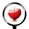 Love heart riffle target