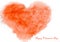 Love heart, valentine`s day postcard