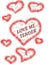 Love Hearts Doodles Design Valentine s day Sketch Love me tender