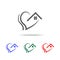 love of home icon. Elements of Valentine\'s Day in multi colored icons. Premium quality graphic design icon. Simple icon for websi