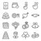Love icons set vector illustration. Contains such icon as Rose, Couple Ring, Flower and more. Expanded Stroke