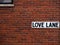 Love Lane Street Sign