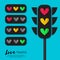 Love Lights. Traffic lights. Creative Concept. Romantic
