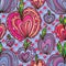 Love like apple seamless pattern